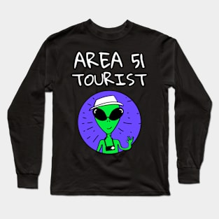 AREA 51 TOURIST ALIEN Long Sleeve T-Shirt